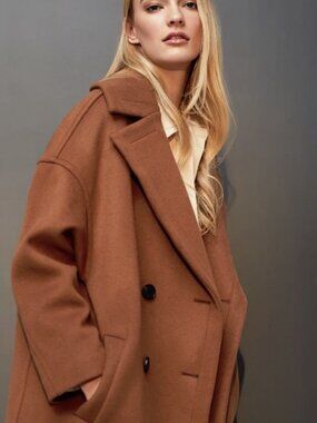 Line the Label Brown Maxine Coat